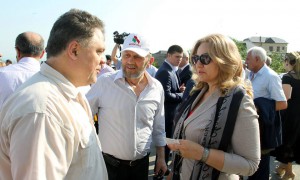 с министром культуры Заремой Бутаевой